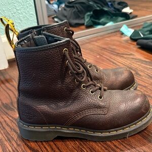 Dr. Martens Brown Lace Up Boots